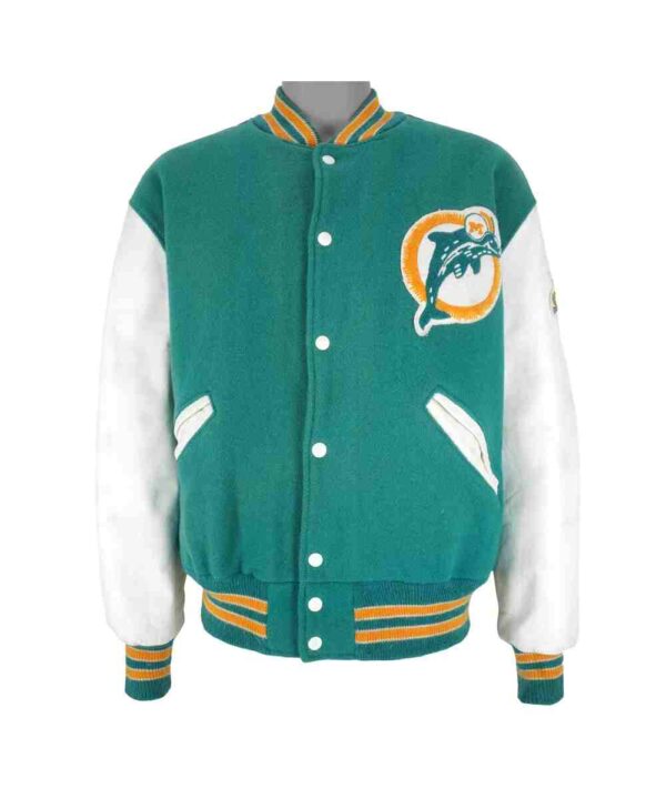Miami Dolphins 1980s Varsity Jacket