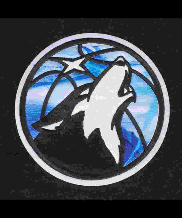 Minnesota Timberwolves 2024/25 City Edition Black and White Varsity Jacket