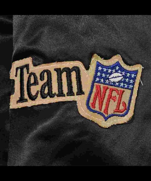 80’s Pittsburgh Steelers Bomber Black Satin Jacket