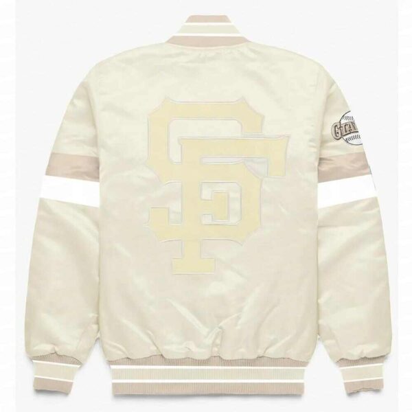San Francisco Giants Home Game Pearl Varsity Satin Jacket