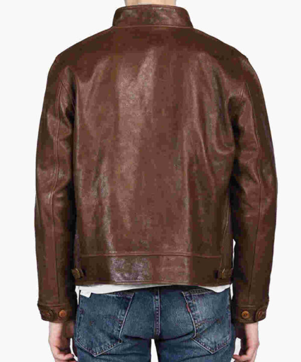 Albert Einstein Vintage Leather Jacket