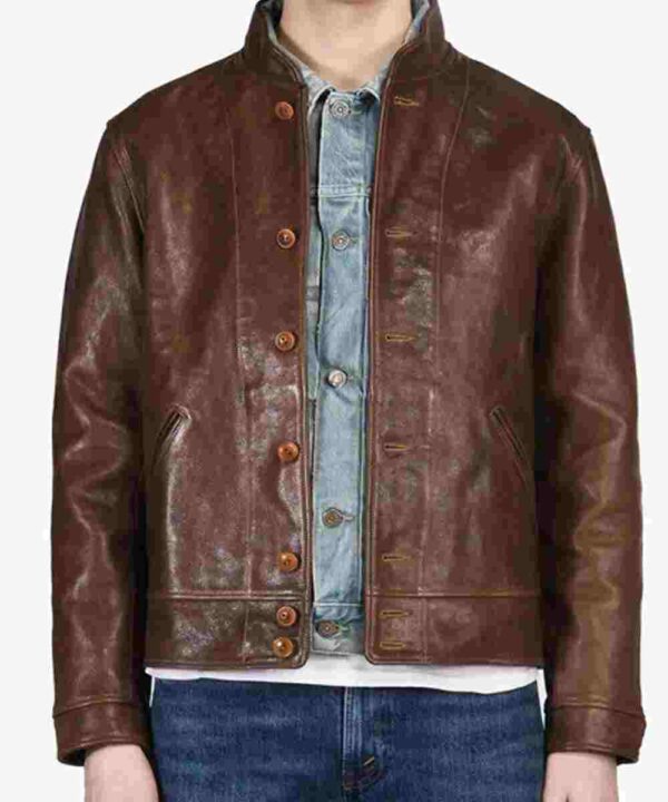 Albert Einstein Vintage Leather Jacket