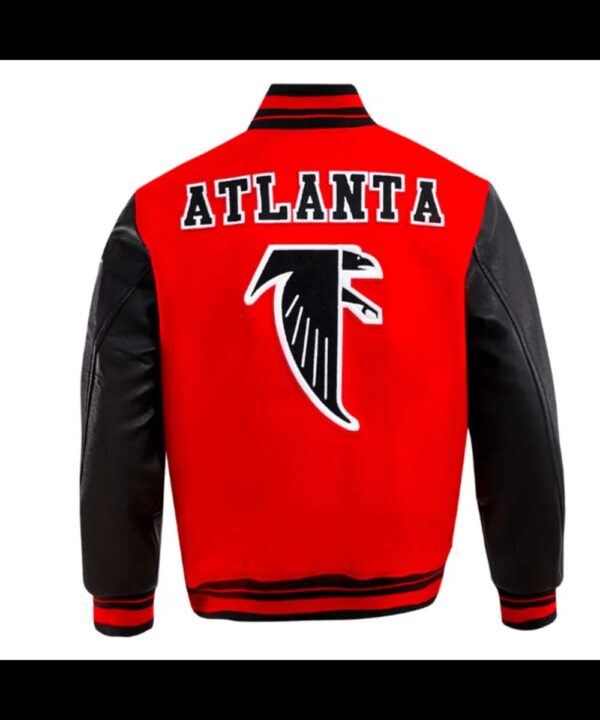 Retro Atlanta Falcons Classic Rib Varsity Jacket