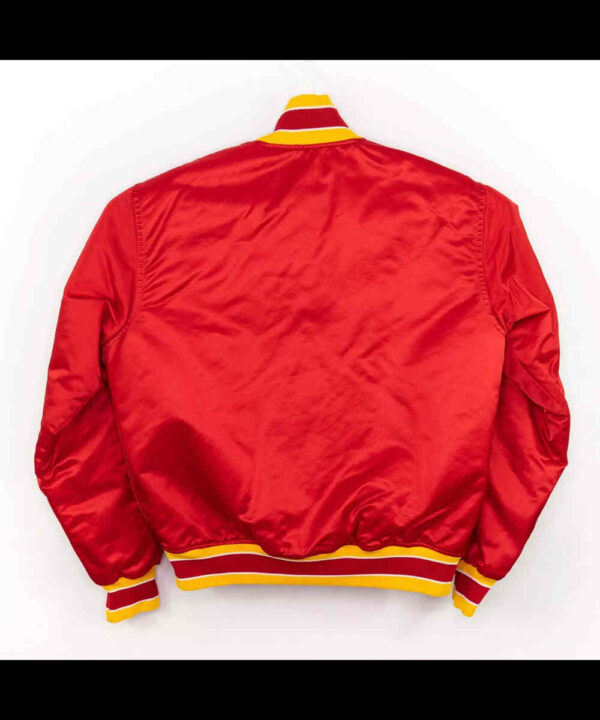 Atlanta Hawks Vintage Red Bomber Jacket