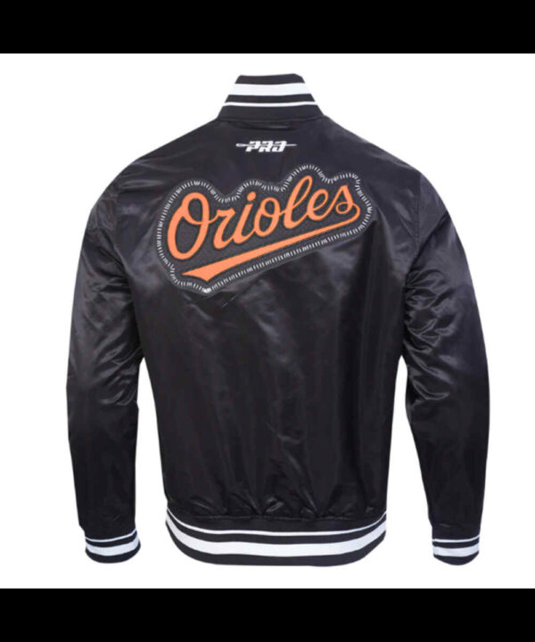 Baltimore Orioles Diy Pick Stitch Classic Rib Satin Jacket