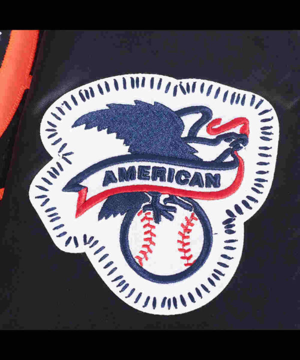 Baltimore Orioles Diy Pick Stitch Classic Rib Satin Jacket
