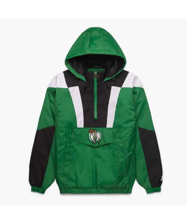 Boston Celtics Pullover Half-Zip Jacket