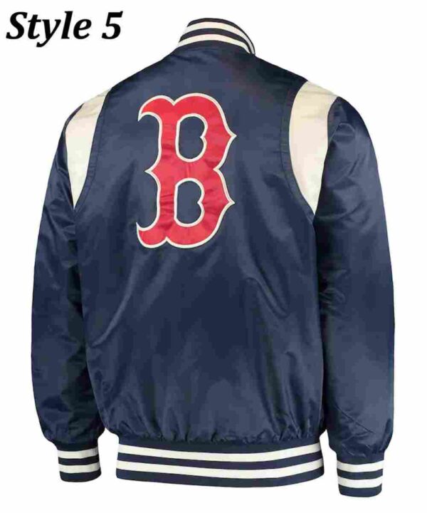 Boston Red Sox Satin Full Snap Jacket