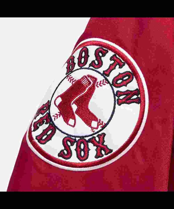 Boston Red Sox Red Cooperstown Satin Jacket