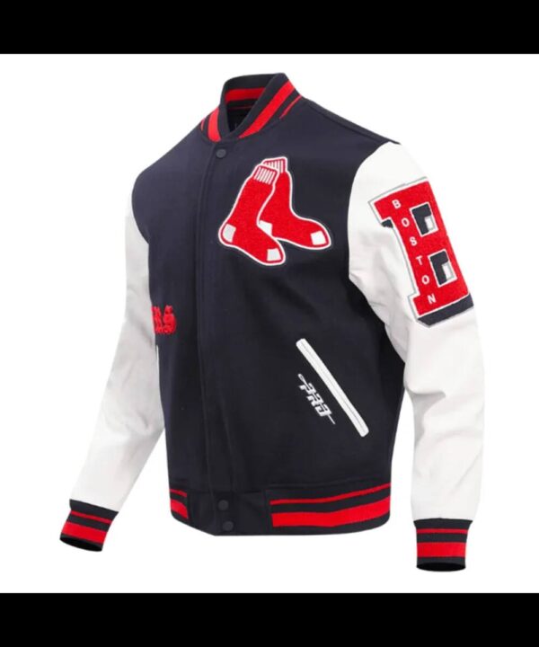 Old English Boston Red Sox Varsity Jacket