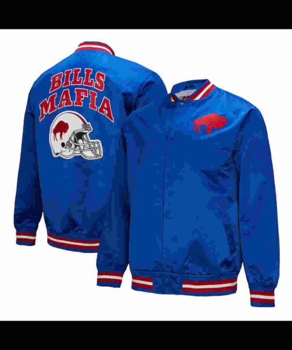 Buffalo Bills Double Down Royal Satin Jacket
