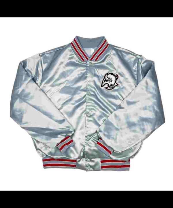 Buffalo Sabres Silver Satin Jacket