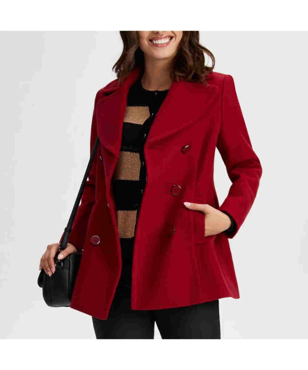 Women’s Wool Button Front Blazer
