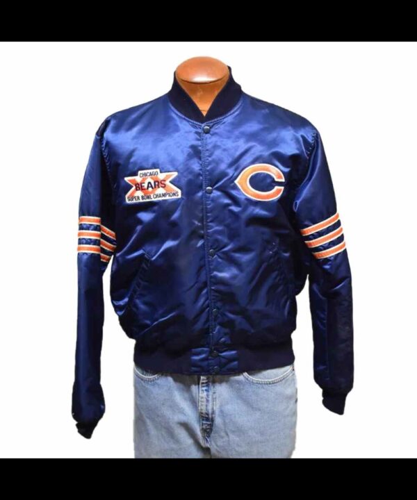 Super Bowl XX Chicago Bears 1986 Satin Jacket