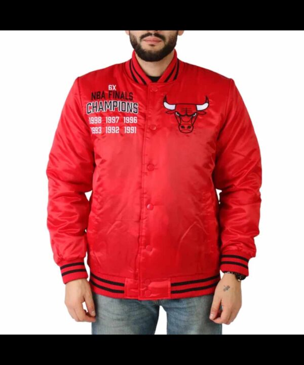 Champions Chicago Bulls 6X Finals Jacket