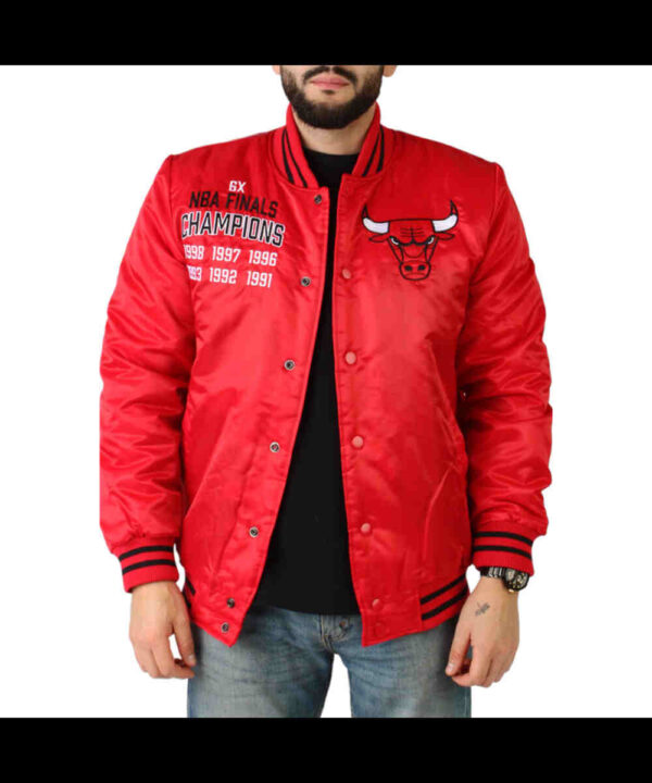 Champions Chicago Bulls 6X Finals Jacket
