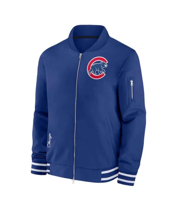 Chicago Cubs Collection Dugout Royal Bomber Jacket