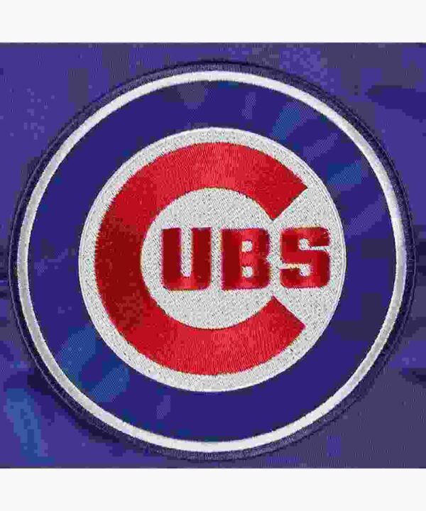 Chicago Cubs Midfield Varsity Royal Satin Jacket