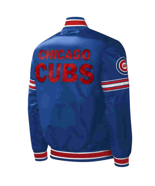 Chicago Cubs Midfield Varsity Royal Satin Jacket