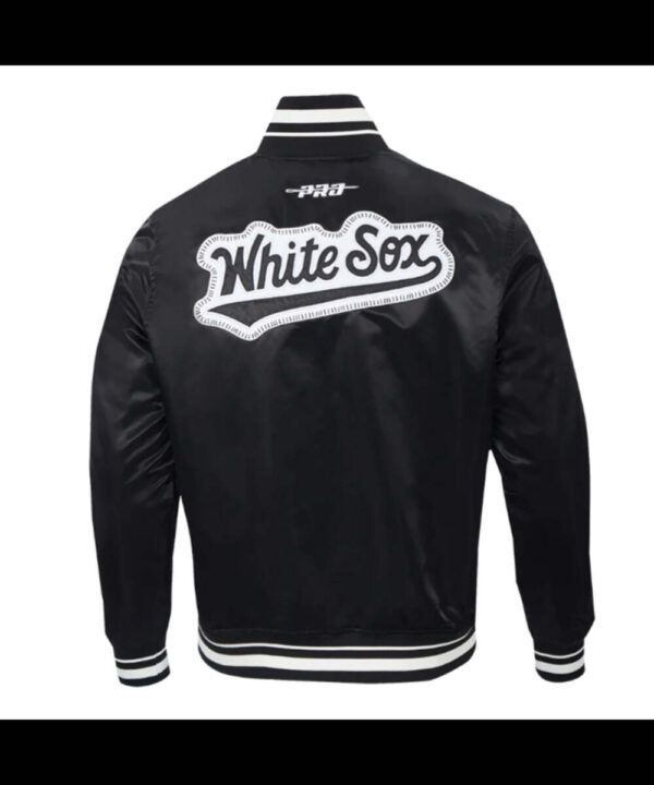Chicago White Sox Diy Pick Stitch Classic Rib Satin Jacket