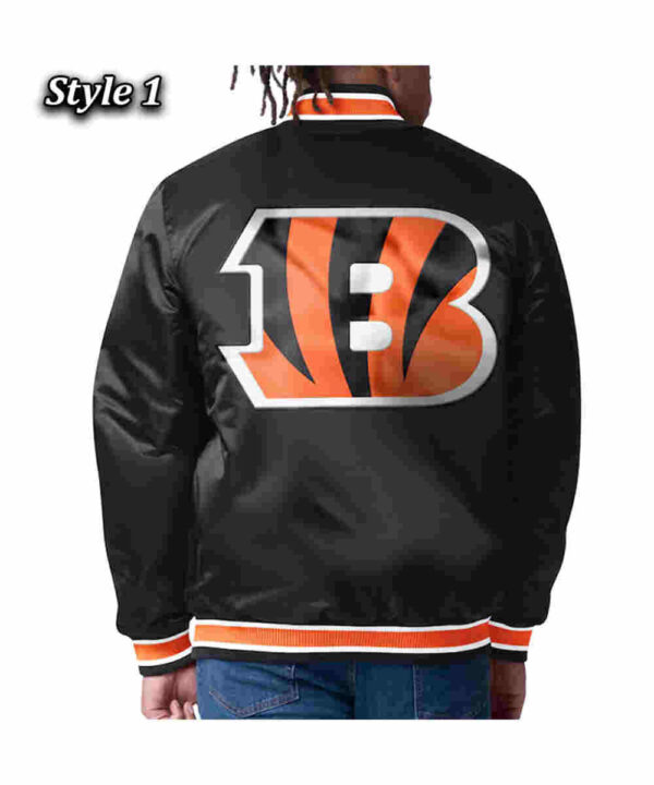 Cincinnati Bengals 49ers Closer Black/Orange Satin Jacket