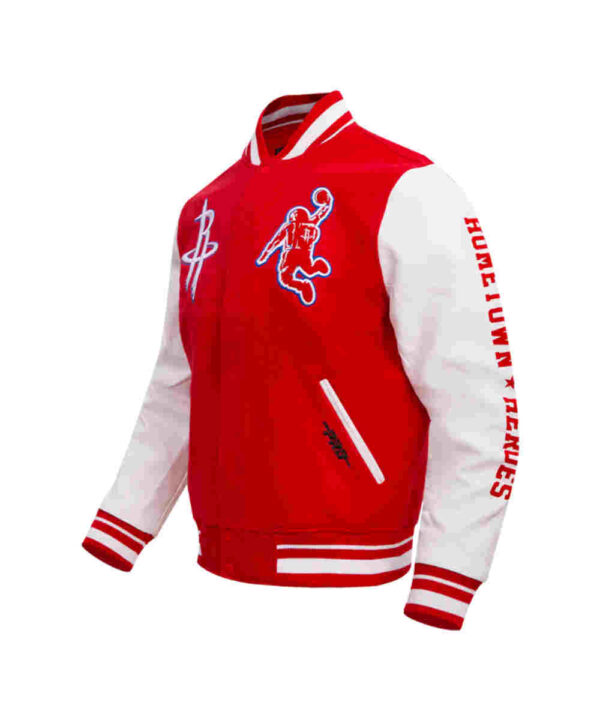 Classic Rib Houston Rockets Varsity Jacket