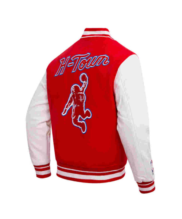 Classic Rib Houston Rockets Varsity Jacket