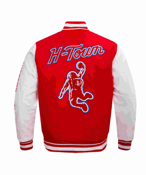 Classic Rib Houston Rockets Varsity Jacket