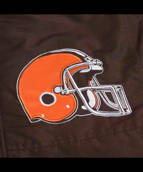 Cleveland Browns Brown Hooded Jacket