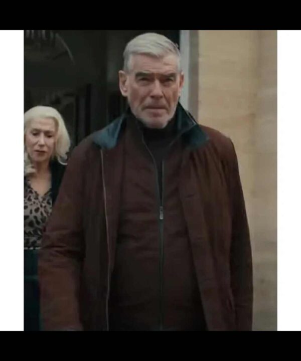 Mobland Pierce Brosnan Coat