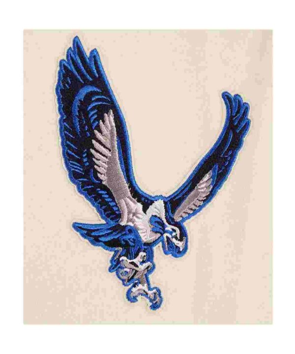 Cream Seattle Seahawks Retro Classic Full-Zip Varsity Jacket
