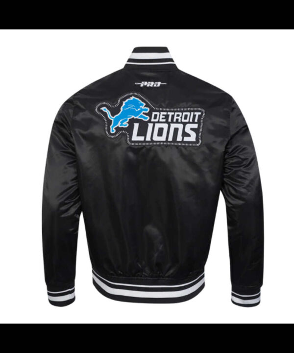 Detroit Lions Diy Pick Stitch Classic Rib Satin Jacket