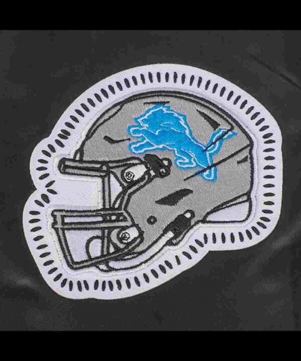 Detroit Lions Diy Pick Stitch Classic Rib Satin Jacket