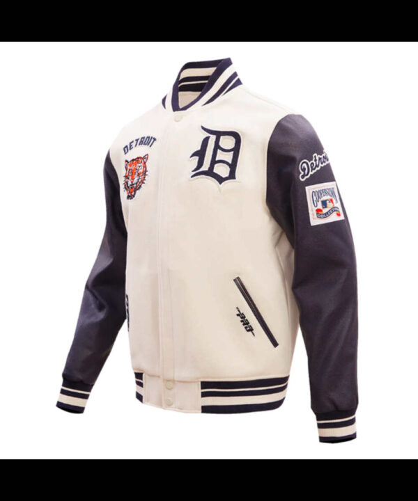 Retro Detroit Tigers Classic Rib Varsity Jacket