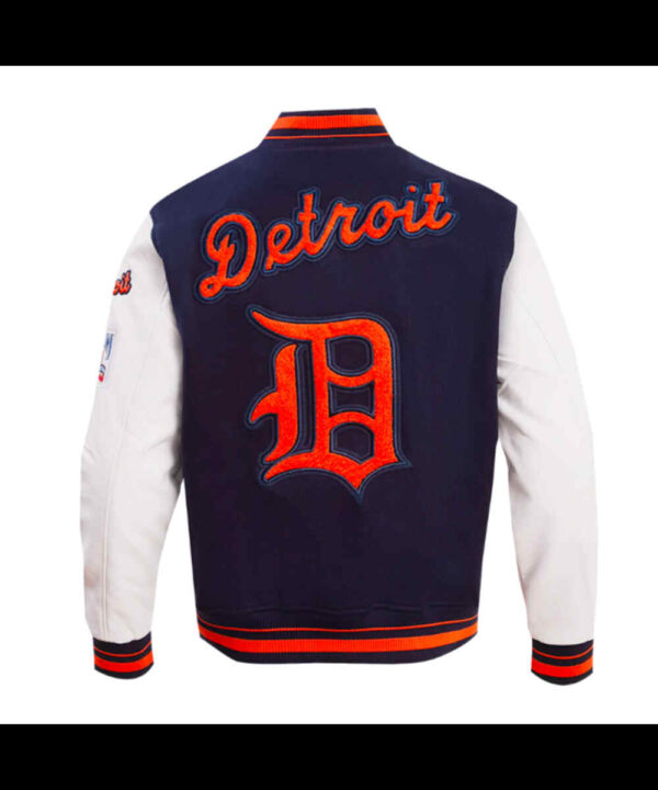 Retro Detroit Tigers Classic Rib Varsity Jacket