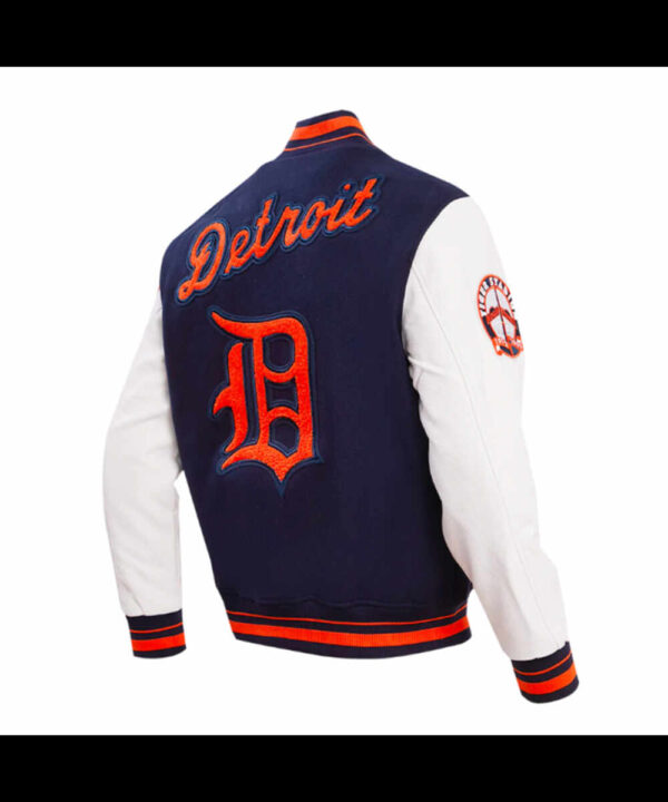 Retro Detroit Tigers Classic Rib Varsity Jacket