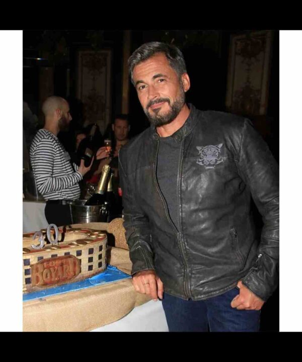 Olivier Minne Fort Boyard Leather Jacket