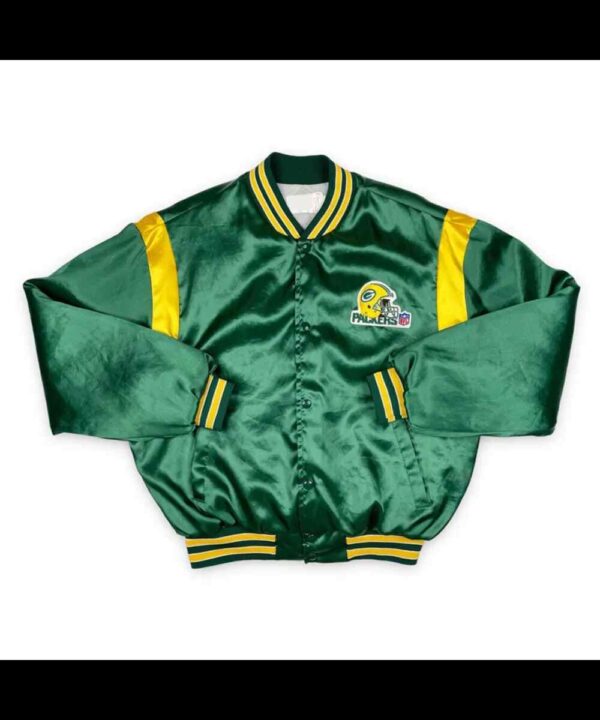 90’s Green Bay Packers Green Bomber Jacket