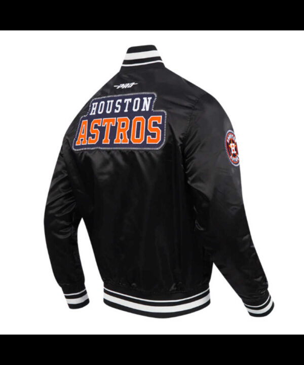 Houston Astros Diy Pick Stitch Classic Rib Satin Jacket