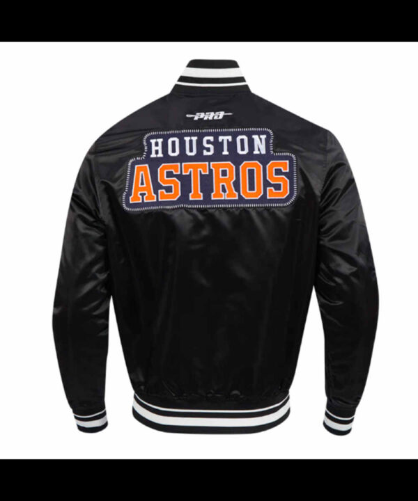 Houston Astros Diy Pick Stitch Classic Rib Satin Jacket