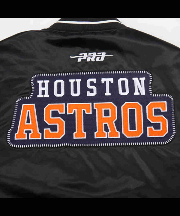 Houston Astros Diy Pick Stitch Classic Rib Satin Jacket