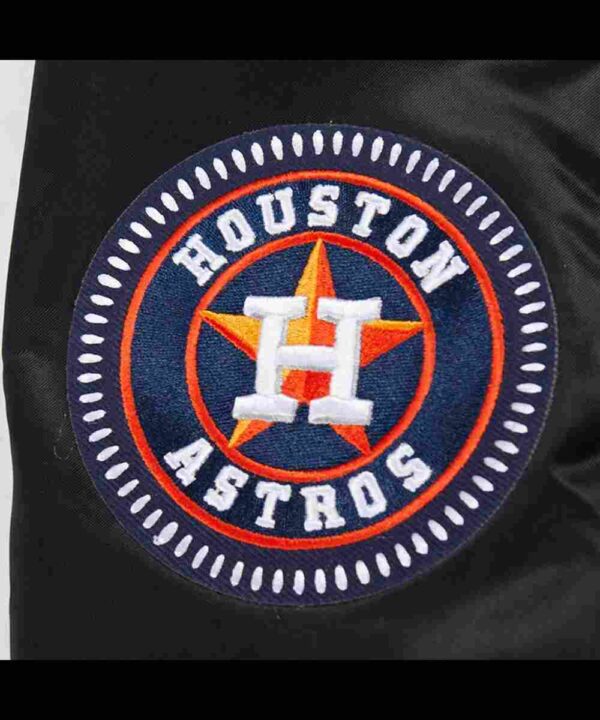 Houston Astros Diy Pick Stitch Classic Rib Satin Jacket