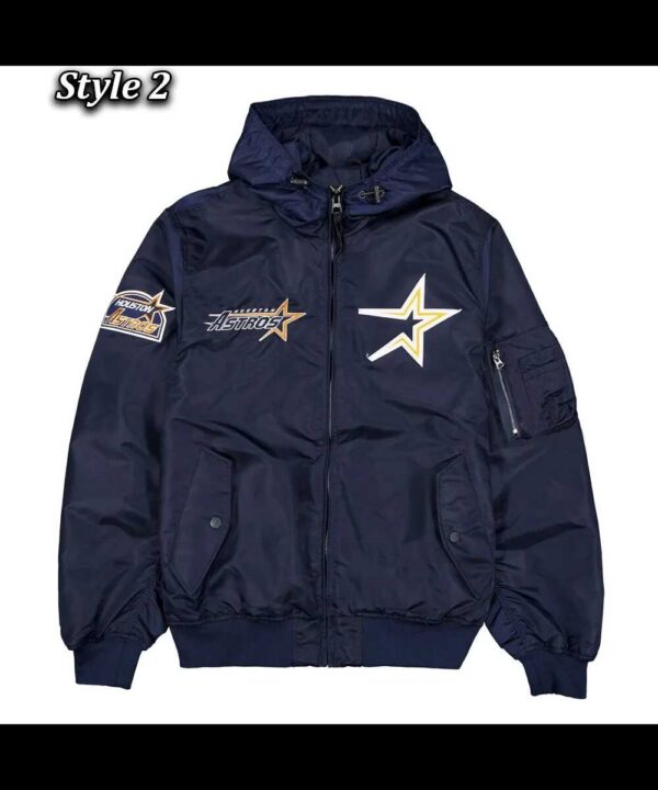 Houston Astros Historic L-2B Hooded Bomber Jacket