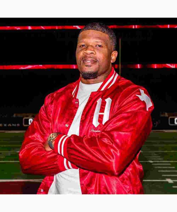 Red Houston Texans H-Town Satin Jacket