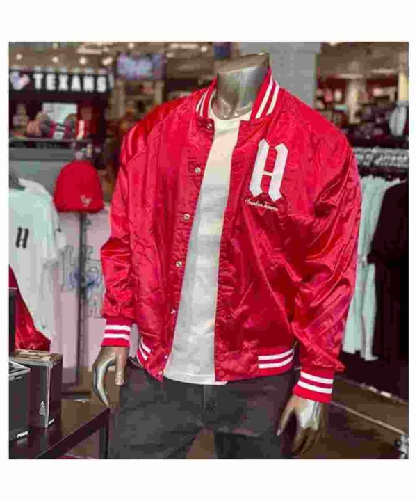 Red Houston Texans H-Town Satin Jacket