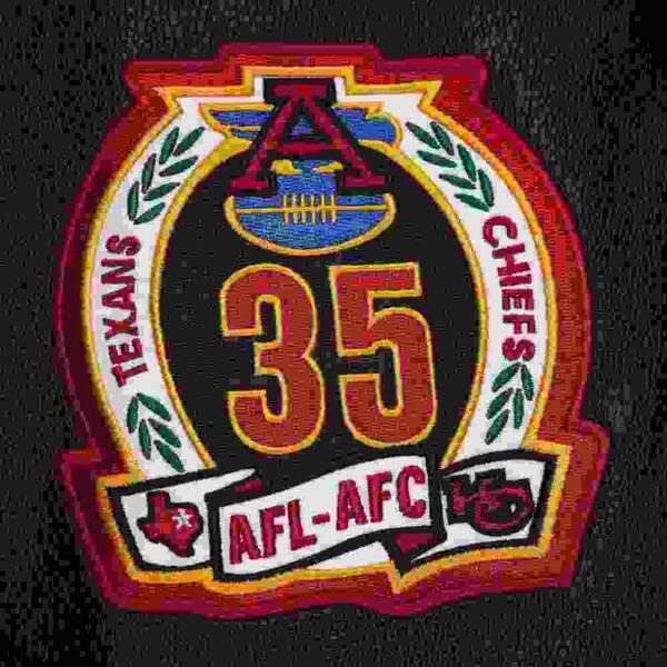 Kansas City Chiefs Blackout Vintage Logo Varsity Jacket
