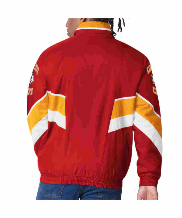 Kansas City Chiefs Captain Red Varsity Satin Jacket