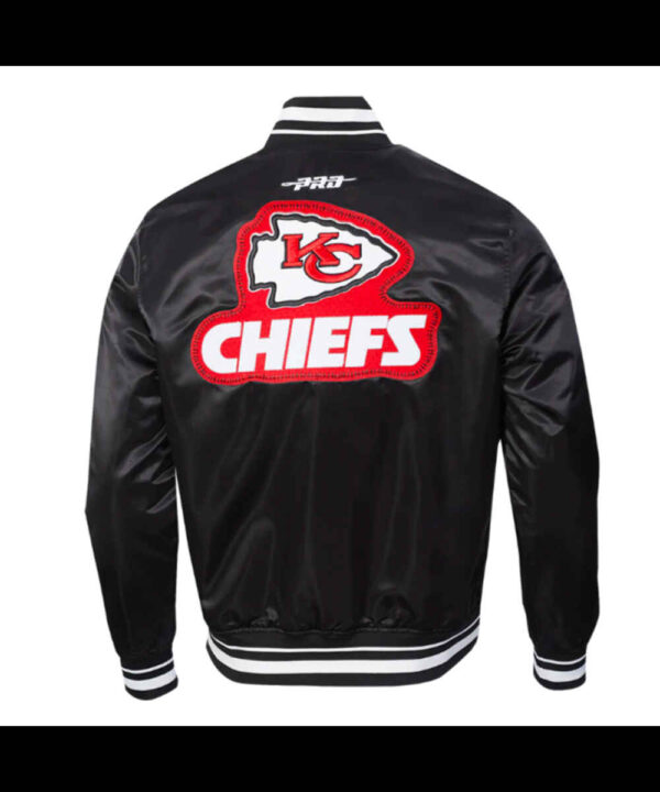 Kansas City Chiefs Diy Pick Stitch Classic Rib Satin Jacket