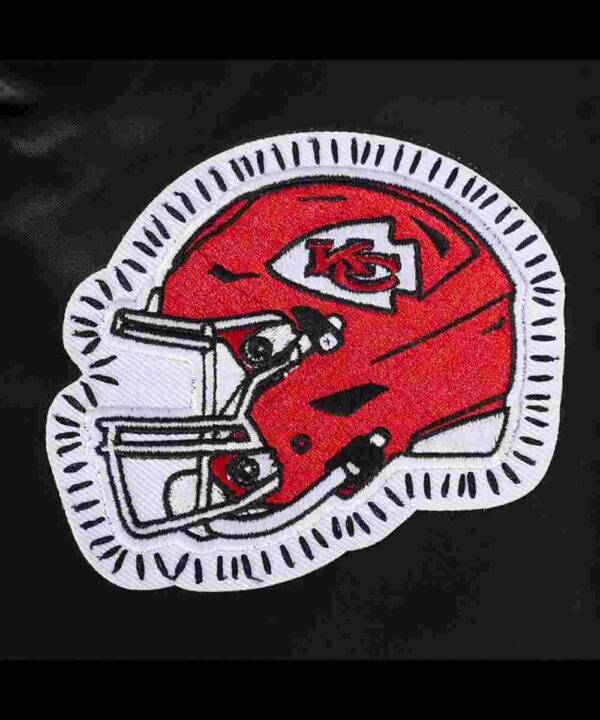 Kansas City Chiefs Diy Pick Stitch Classic Rib Satin Jacket