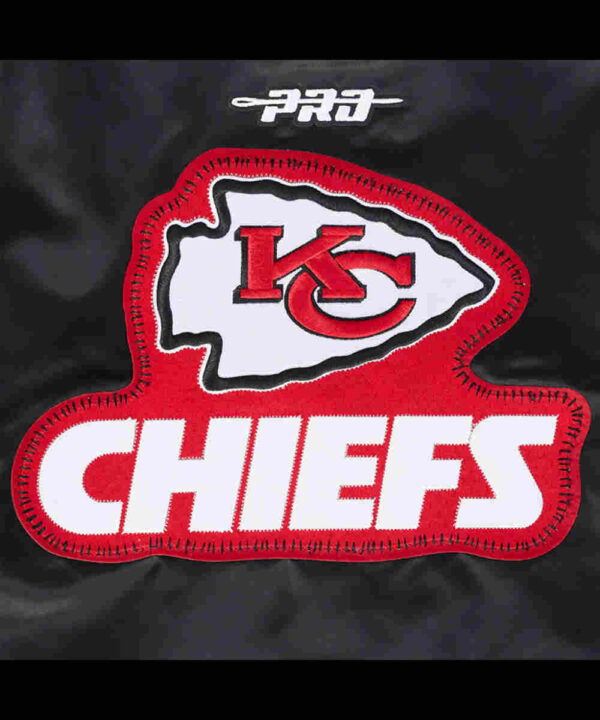 Kansas City Chiefs Diy Pick Stitch Classic Rib Satin Jacket